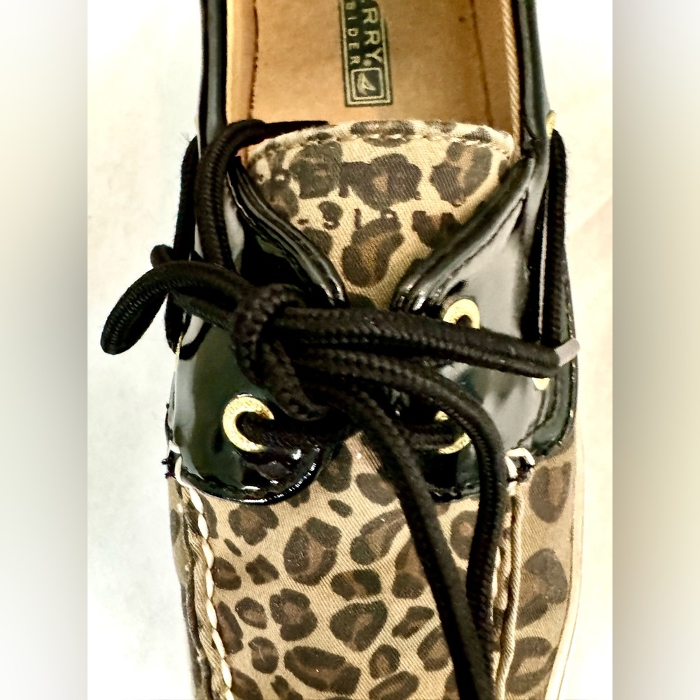 Sperry Top=Slider Leopard Shoes - Picture 7 of 16